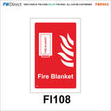 FBP003 Fire Alarm Call Point Extinguisher Action Bucket Hydrant