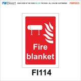 FBP003 Fire Alarm Call Point Extinguisher Action Bucket Hydrant