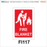 FBP003 Fire Alarm Call Point Extinguisher Action Bucket Hydrant