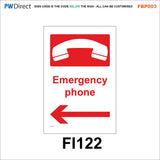 FBP003 Fire Alarm Call Point Extinguisher Action Bucket Hydrant