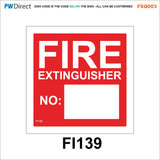 FSQ003 Gas Shut Off Valve Fire Do Not Lift Emergency Break Glass