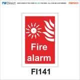 FBP003 Fire Alarm Call Point Extinguisher Action Bucket Hydrant