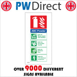 FI149 Fire Extinguisher Powder Sign with Fire Extinguisher Fire Can Gas Lightning