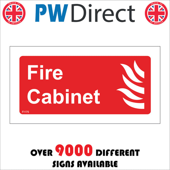Fire Storage Sign Fire Cabinet Sign with Fire – PWDirect