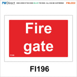 FBL002 Fire Hose Extringuisher In Case of Emergency Gas Shut Off