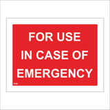 FI222 For Use In Case Of Emergency ICE I C E