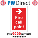 FI226 Fire Call Point Right Arrow Direction