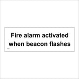 FI231 Fire Alarm Active When Beacon Flashes