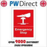 FI233 Emergency Stop Pause Control Red Switch Button