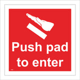 FI250 Push Pad To Enter Security Hand Touch