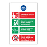 FI258 Fire Action Operate Nearest Fire Alarm