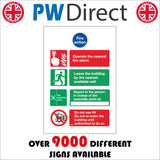 FI258 Fire Action Operate Nearest Fire Alarm