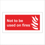 FI262 Not To Be Used On Fires