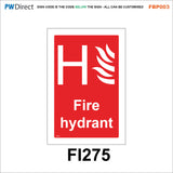 FBP003 Fire Alarm Call Point Extinguisher Action Bucket Hydrant