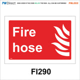 FBL002 Fire Hose Extringuisher In Case of Emergency Gas Shut Off