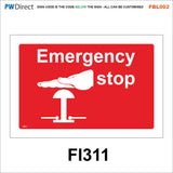 FBL002 Fire Hose Extringuisher In Case of Emergency Gas Shut Off