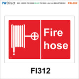 FBL002 Fire Hose Extringuisher In Case of Emergency Gas Shut Off