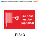 FBL002 Fire Hose Extringuisher In Case of Emergency Gas Shut Off