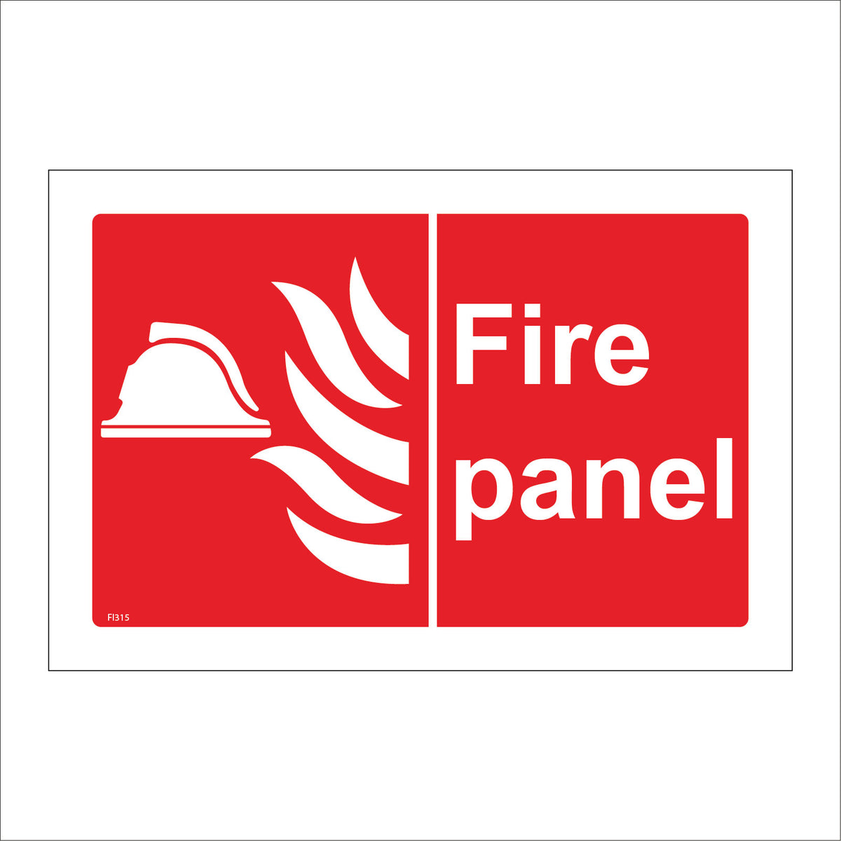 Fire Panel Sign Osha Fire Panel – PWDirect