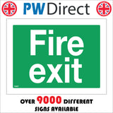 FS057 Fire Exit Sign