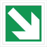 FS058 Left, Right Arrow Sign with Arrow