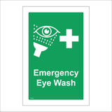 FS116 Emergency Eye Wash Sign with Eye Shower Cross