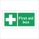 FS156 First Aid Box Sign with First Aid Cross