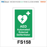 FBP001 Fire Safety Emergency AED Arrows  Choice Custom Muster