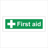 FS223 First Aid Sign with First Aid Cross