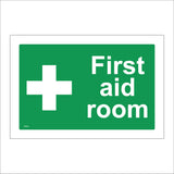 FS224 First Aid Room Sign with First Aid Cross