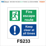 FSQ001 Fire Hydrant Safety Custom Running Man Emergency Contact