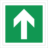 FS270 Arrow Ahead Straight On Up Direction Route Sign with Up Arrow