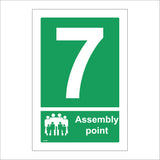 FS278 Fire Assembly Point 7 Seven