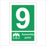 FS280 Fire Assembly Point 9 Nine