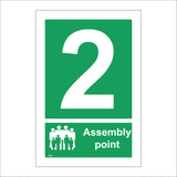FS281 Fire Assembly Point 2 Two