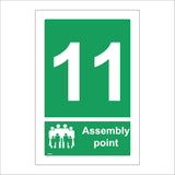 FS284 Fire Assembly Point 11 Eleven