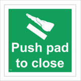 FS303 Push Pad To Close Shut Release Touch Hand Button
