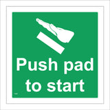 FS306 Push Pad To Start Release Touch Button Door Machine