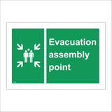 FS308 Evacuation Assembly Point Arrows People Group