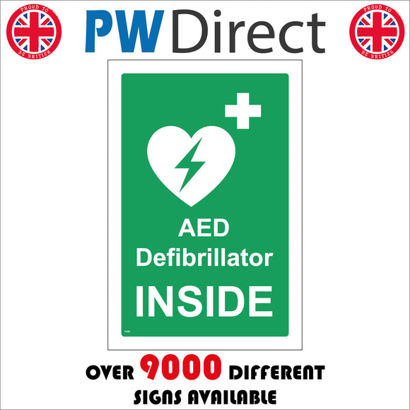 FS309 AED Defibrillator Inside Electronic Cardiac Heart Shock