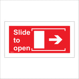 FS313 Slide to Open Right Arrow Red