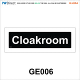 AILL004 Made To Order Toilet Stairs Door Plaques Canteen Bathroom Signs