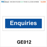 AILL008 Made To Order Door Plaques Surveyor Meter Room Planner