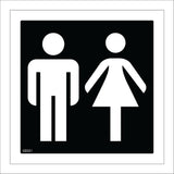 GE021 Ladies/Gents General Sign Sign with Man Woman