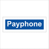 GE030 Payphone Sign