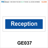 AILL008 Made To Order Door Plaques Surveyor Meter Room Planner