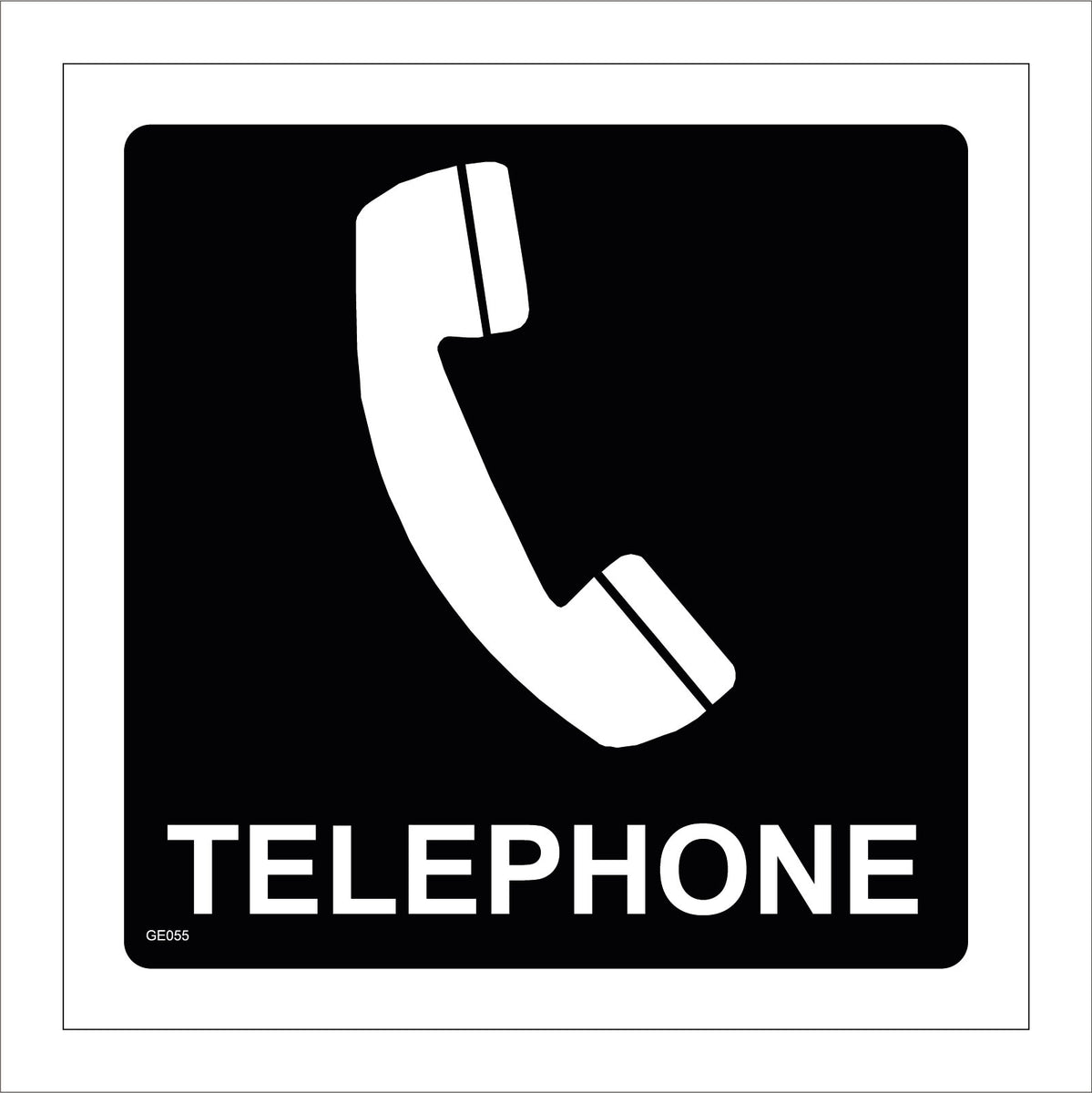 Telephone Sign with Telephone – PWDirect
