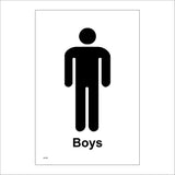 GE090 Boys Sign with Boy