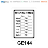 AWBP005 Custom Sign Made To Order Wash Hands Food Preparation Hygiene