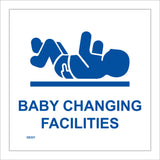 GE221 Baby Changing Facilities Sign with Baby